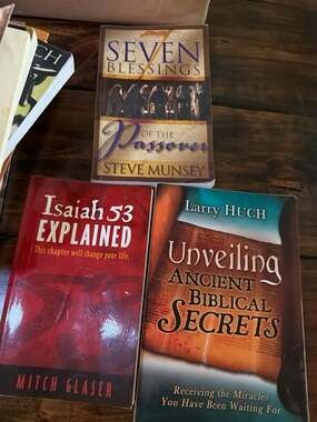 Bundle of 3 Christian Books: Seven Blessings of the Passover, Isaiah 53 Explaine